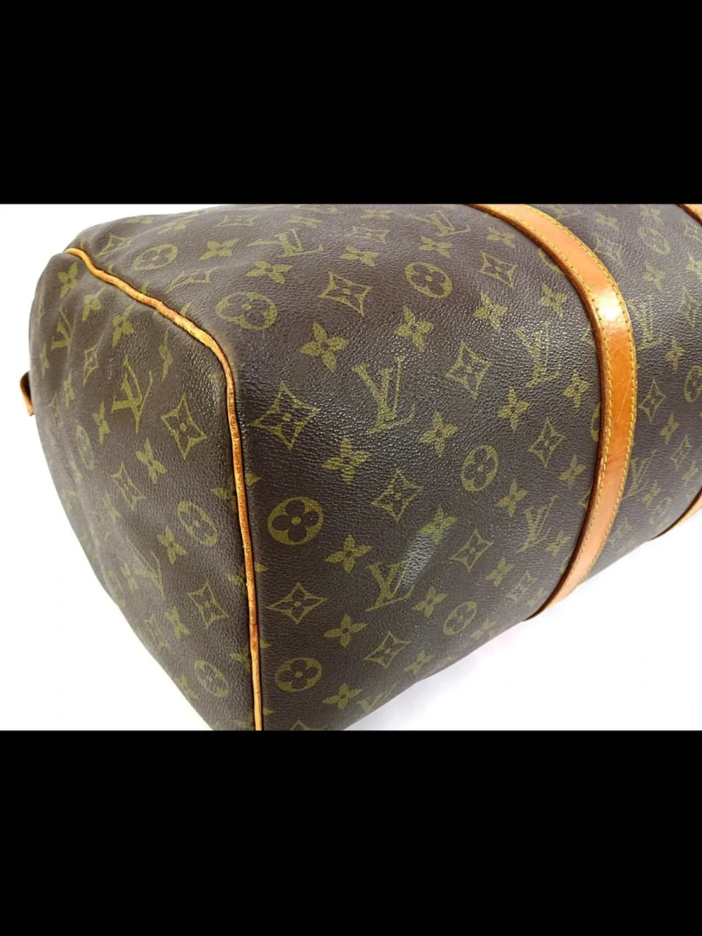 Louis Vuitton Brown Monogram Keepall Duffle Bag
